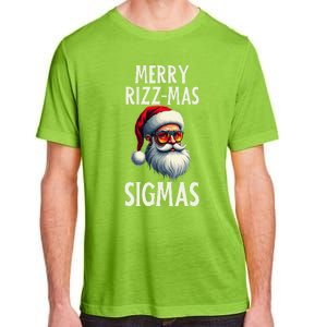 Merry Rizz Mas Sigmas Funny Merry Santa Claus Retro Xmas Adult ChromaSoft Performance T-Shirt