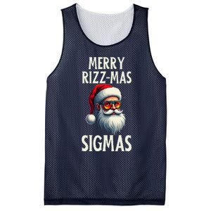 Merry Rizz Mas Sigmas Funny Merry Santa Claus Retro Xmas Mesh Reversible Basketball Jersey Tank