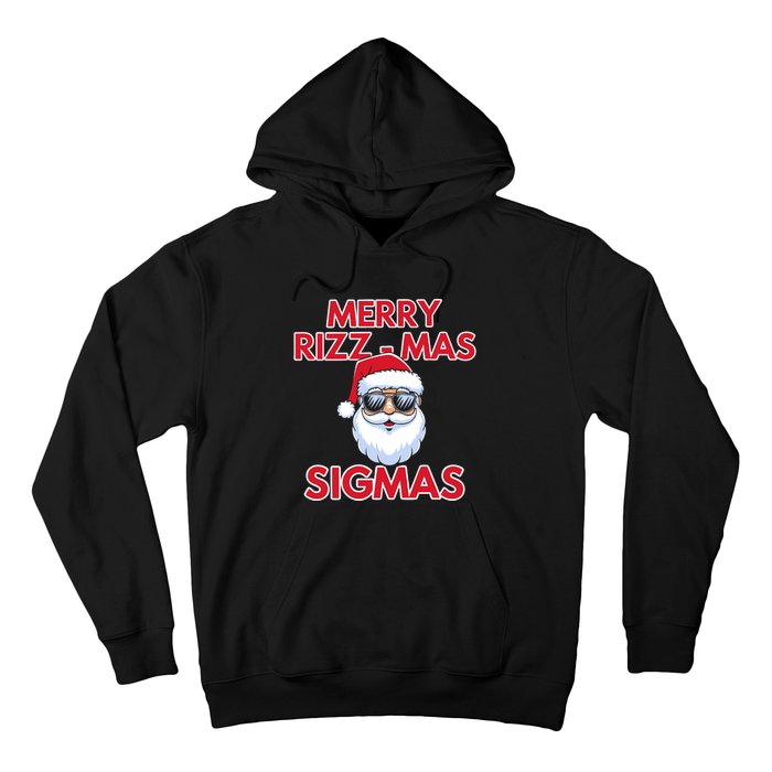 Merry Rizz Mas Sigmas Gen Alpha Middle School Christmas Hoodie