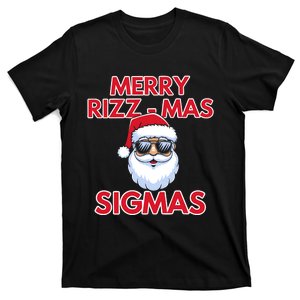 Merry Rizz Mas Sigmas Gen Alpha Middle School Christmas T-Shirt