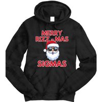 Merry Rizz Mas Sigmas Gen Alpha Middle School Christmas Tie Dye Hoodie