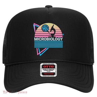 Microbiology Retro High Crown Mesh Back Trucker Hat