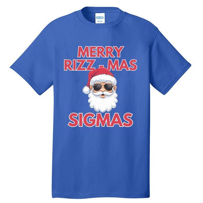 Merry Rizz Mas Sigmas Gen Alpha Middle School Christmas Gift Tall T-Shirt