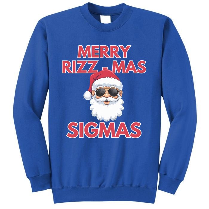 Merry Rizz Mas Sigmas Gen Alpha Middle School Christmas Gift Tall Sweatshirt