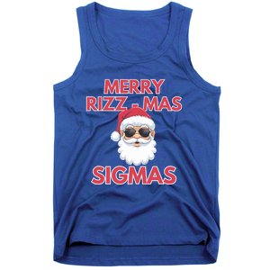 Merry Rizz Mas Sigmas Gen Alpha Middle School Christmas Gift Tank Top