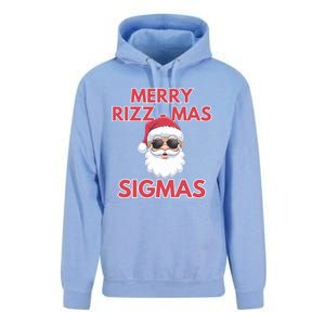 Merry Rizz Mas Sigmas Gen Alpha Middle School Christmas Gift Unisex Surf Hoodie