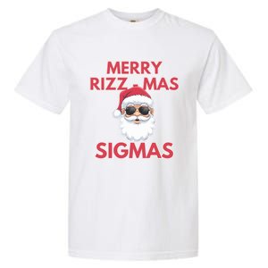 Merry Rizz Mas Sigmas Gen Alpha Middle School Christmas Gift Garment-Dyed Heavyweight T-Shirt