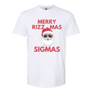 Merry Rizz Mas Sigmas Gen Alpha Middle School Christmas Gift Softstyle CVC T-Shirt