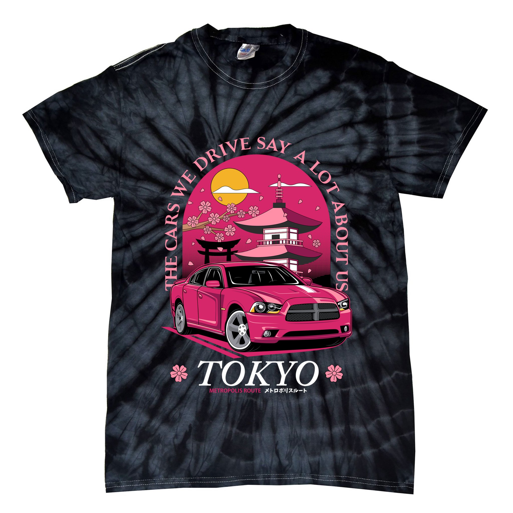 Metropolis Route Tie-Dye T-Shirt