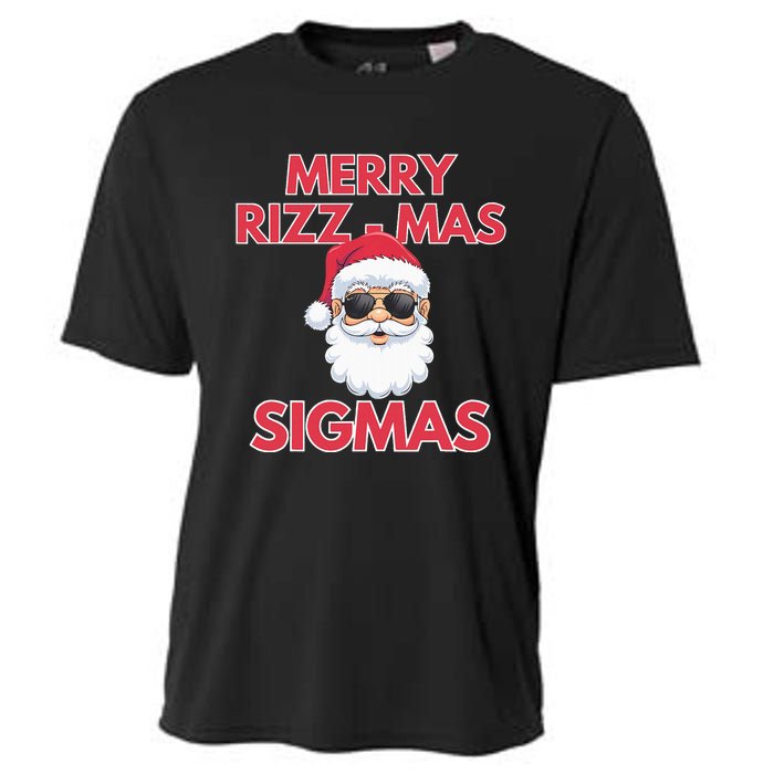 Merry R.I.Z.Z Mas Sigmas Gen Alpha Middle School Cooling Performance Crew T-Shirt