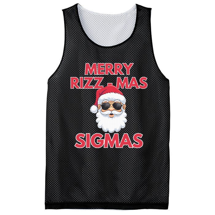 Merry R.I.Z.Z Mas Sigmas Gen Alpha Middle School Mesh Reversible Basketball Jersey Tank