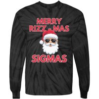 Merry R.I.Z.Z Mas Sigmas Gen Alpha Middle School Tie-Dye Long Sleeve Shirt