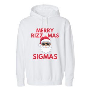 Merry R.I.Z.Z Mas Sigmas Gen Alpha Middle School Garment-Dyed Fleece Hoodie