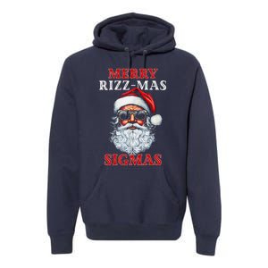 Merry Rizz Mas Sigmas Gen Alpha Middle School Christmas Premium Hoodie