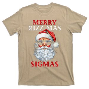 Merry Rizz Mas Sigmas Gen Alpha Middle School Christmas T-Shirt