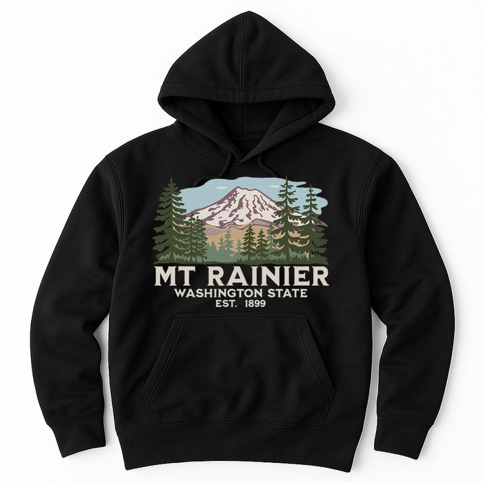 Mount R.A.I.N.I.E.R Mt Vintage Souvenir Hoodie
