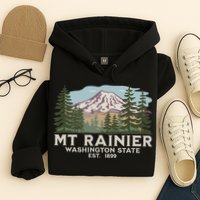 Mount R.A.I.N.I.E.R Mt Vintage Souvenir Hoodie