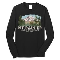 Mount R.A.I.N.I.E.R Mt Vintage Souvenir Long Sleeve Shirt