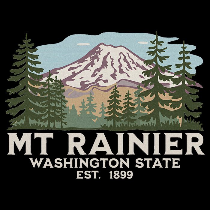 Mount R.A.I.N.I.E.R Mt Vintage Souvenir Sweatshirt