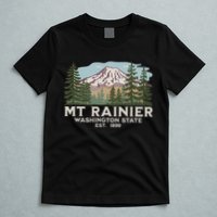 Mount R.A.I.N.I.E.R Mt Vintage Souvenir T-Shirt