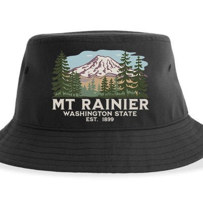 Mount R.A.I.N.I.E.R Mt Vintage Souvenir Sustainable Bucket Hat