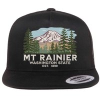 Mount R.A.I.N.I.E.R Mt Vintage Souvenir Flatbill Hat