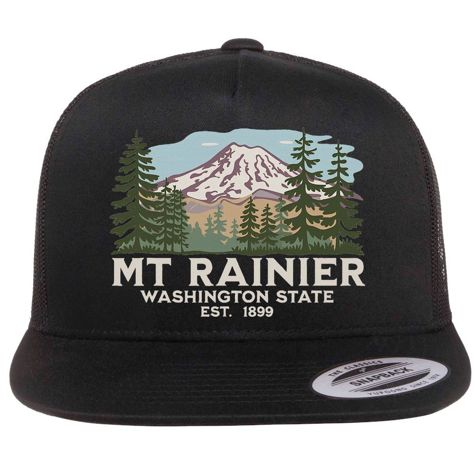 Mount R.A.I.N.I.E.R Mt Vintage Souvenir Flatbill Hat