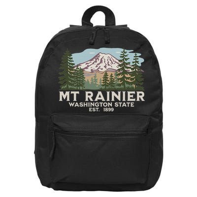 Mount R.A.I.N.I.E.R Mt Vintage Souvenir 16 in Basic Backpack