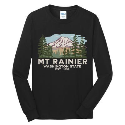 Mount R.A.I.N.I.E.R Mt Vintage Souvenir Tall Long Sleeve T-Shirt
