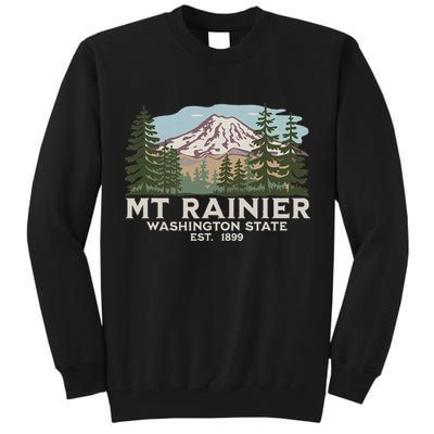 Mount R.A.I.N.I.E.R Mt Vintage Souvenir Tall Sweatshirt