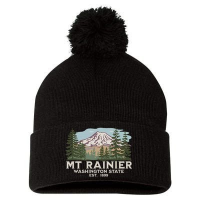 Mount R.A.I.N.I.E.R Mt Vintage Souvenir Pom Pom 12in Knit Beanie