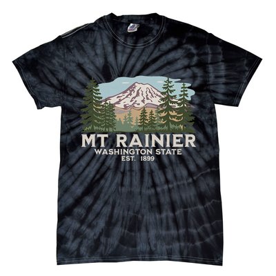Mount R.A.I.N.I.E.R Mt Vintage Souvenir Tie-Dye T-Shirt