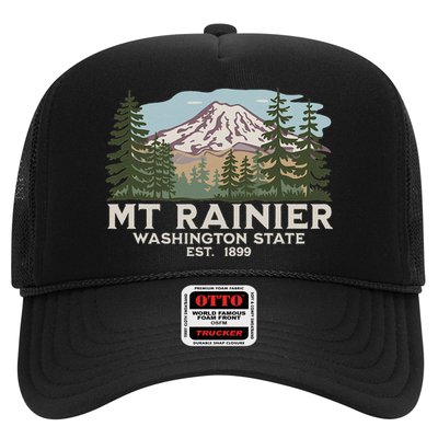 Mount R.A.I.N.I.E.R Mt Vintage Souvenir Trucker Hat