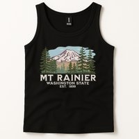 Mount R.A.I.N.I.E.R Mt Vintage Souvenir Tank Top