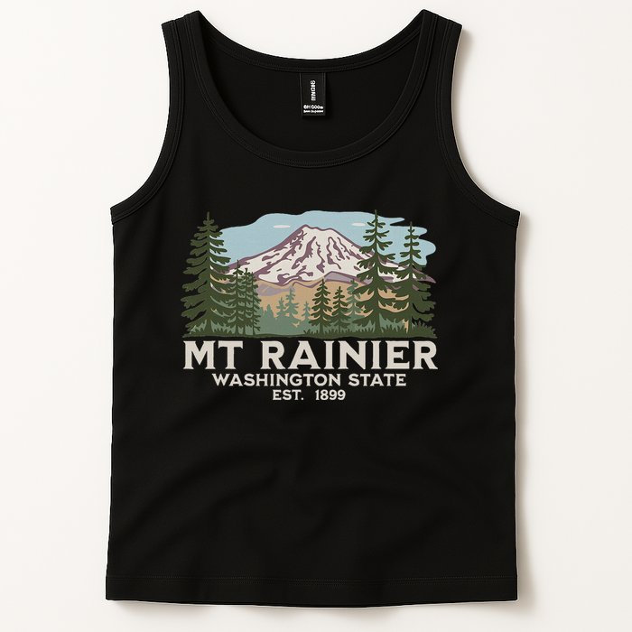 Mount R.A.I.N.I.E.R Mt Vintage Souvenir Tank Top