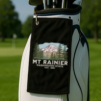Mount R.A.I.N.I.E.R Mt Vintage Souvenir Golf Towel