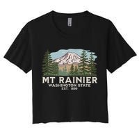 Mount R.A.I.N.I.E.R Mt Vintage Souvenir Crop Top