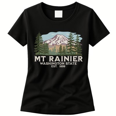 Mount R.A.I.N.I.E.R Mt Vintage Souvenir Womens T-Shirt