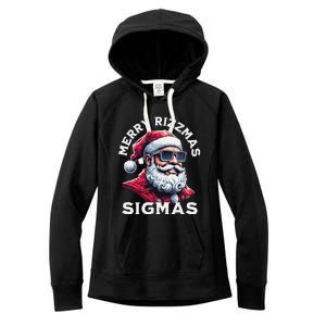 Merry Rizz Mas Sigmas Gen Alpha Middle School Xmas Women's Fleece Hoodie