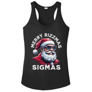 Merry Rizz Mas Sigmas Gen Alpha Middle School Xmas Ladies PosiCharge Competitor Racerback Tank