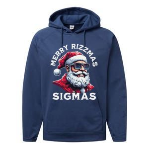 Merry Rizz Mas Sigmas Gen Alpha Middle School Xmas Performance Fleece Hoodie