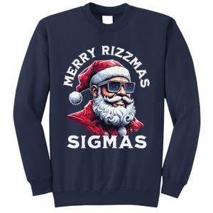 Merry Rizz Mas Sigmas Gen Alpha Middle School Xmas Sweatshirt