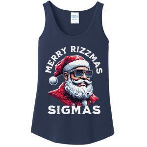 Merry Rizz Mas Sigmas Gen Alpha Middle School Xmas Ladies Essential Tank