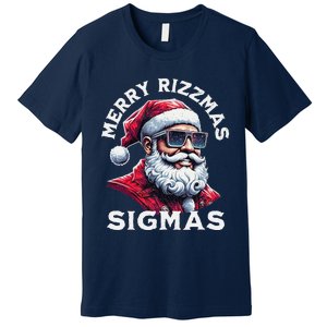 Merry Rizz Mas Sigmas Gen Alpha Middle School Xmas Premium T-Shirt