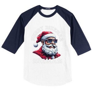 Merry Rizz Mas Sigmas Gen Alpha Middle School Xmas Baseball Sleeve Shirt