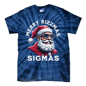 Merry Rizz Mas Sigmas Gen Alpha Middle School Xmas Tie-Dye T-Shirt