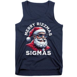 Merry Rizz Mas Sigmas Gen Alpha Middle School Xmas Tank Top