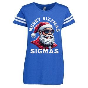 Merry Rizz Mas Sigmas Gen Alpha Middle School Xmas Enza Ladies Jersey Football T-Shirt