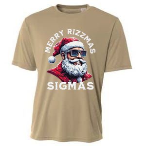 Merry Rizz Mas Sigmas Gen Alpha Middle School Xmas Cooling Performance Crew T-Shirt