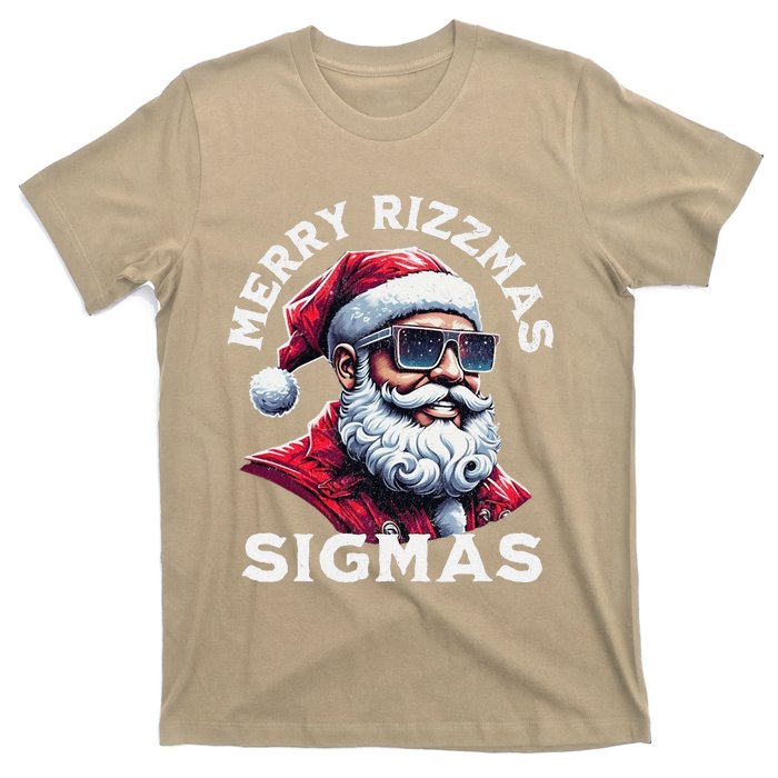 Merry Rizz Mas Sigmas Gen Alpha Middle School Xmas T-Shirt